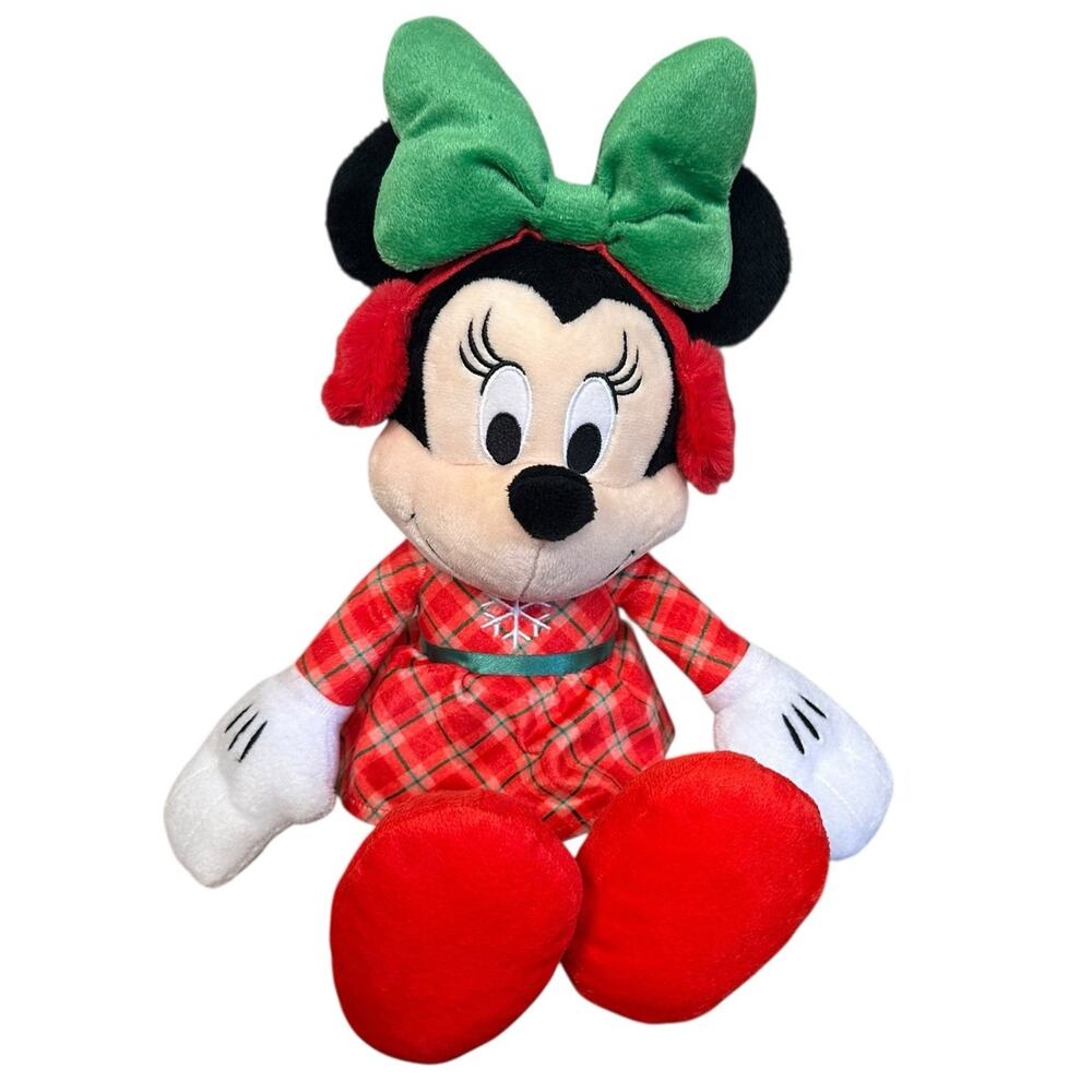 Disney Minnie Mouse Macy’s 2022 Christmas Holiday Plush 15"